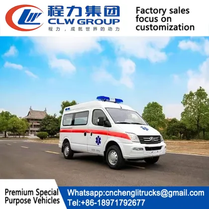 Chengli Factory Price 4x2 Datong V80 Short Axle Ambulance Van