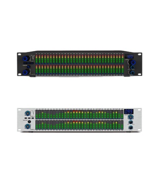 Professional Audio System: EIF EQ-312 2U LED Digital Equalizer for Stage