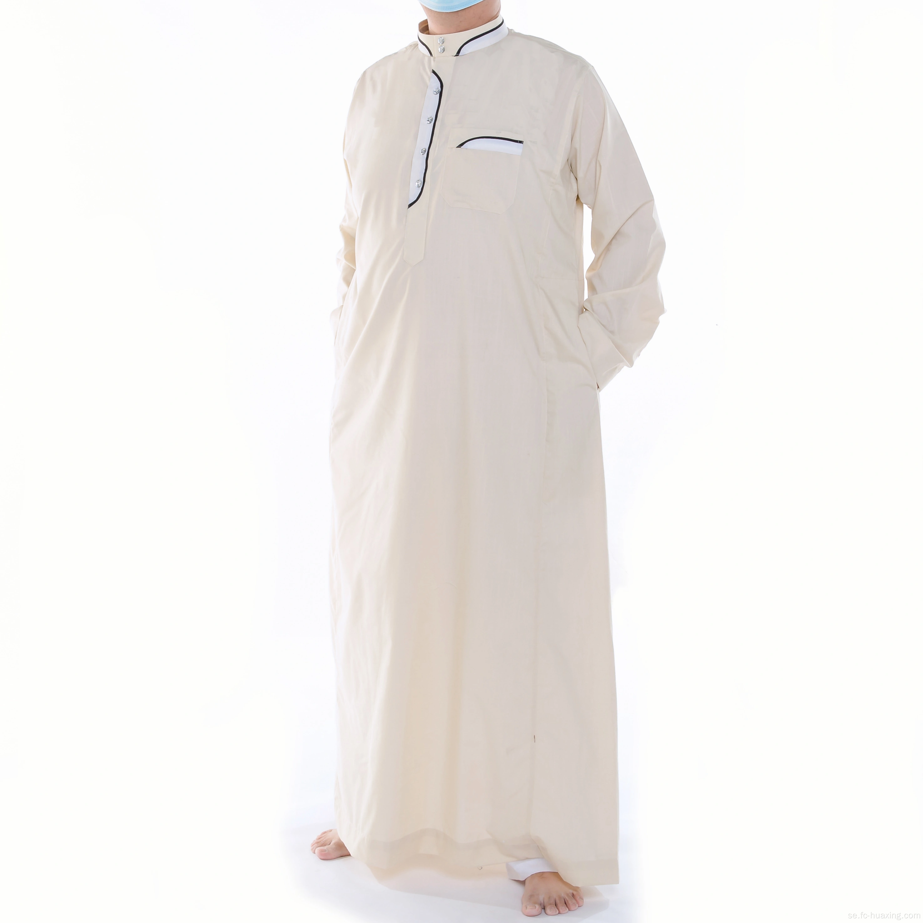 Ikaf Omani Style Long Sleeve Muslim Male Dress