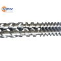 KMD75-26 parallel twin screw barrel for pvc extruder