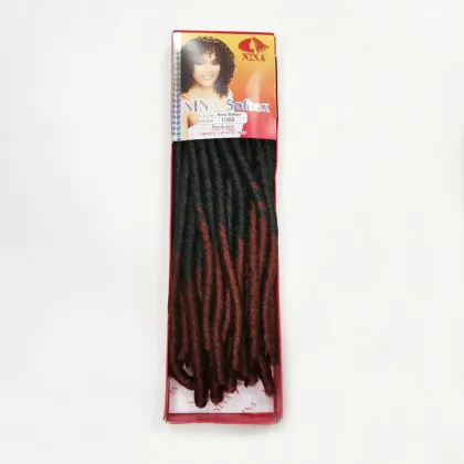 Ombre color 14" Orgao Cabelos Cacheado Dread Original Nina Softex Crochet Braids