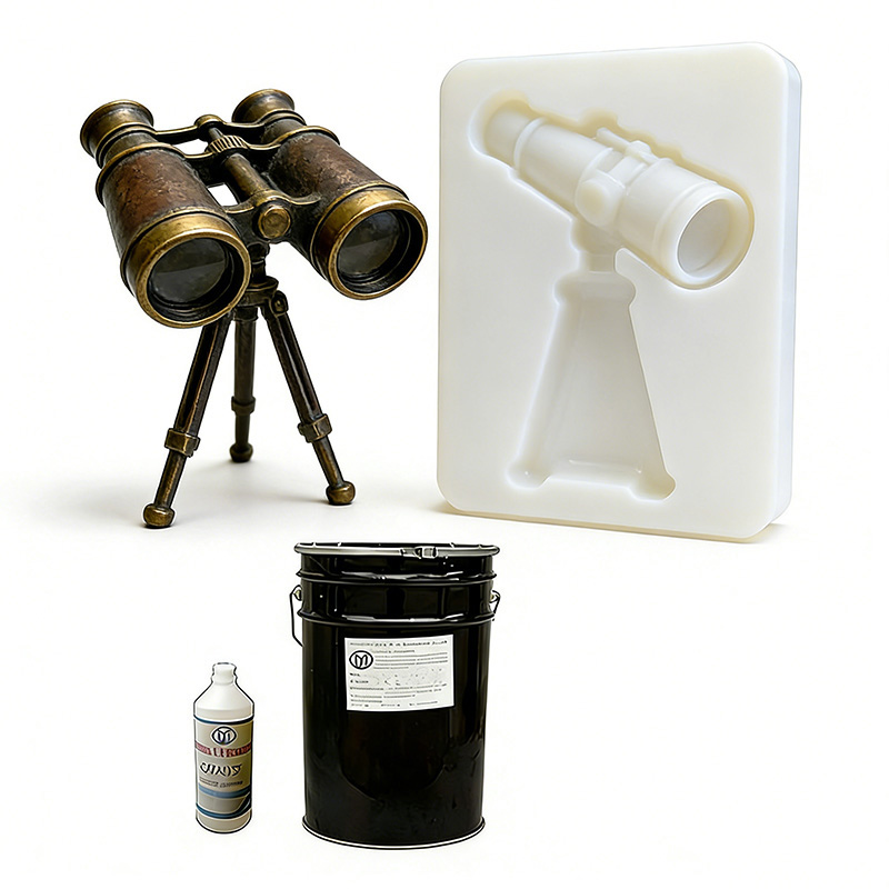 Condensation curing silicone mold rubber