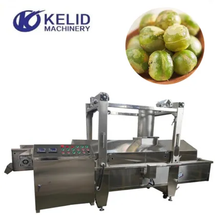 High Quality Haricot Vert Broad Bean Chickpeas Pellet Snack Frying Machine