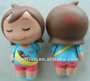 Plastic cartoon character cute doll
