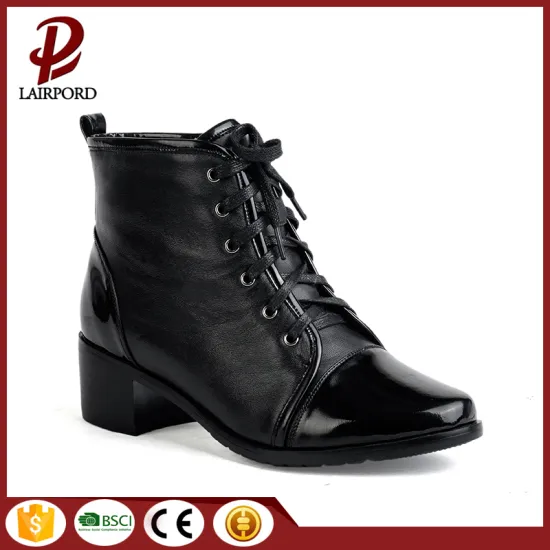 4cm high quality women genuine leather boots