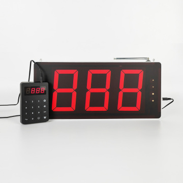 Numéro de client Metal LED Système d'appel de file d'attente pour les restaurants, les hôpitaux et les banques