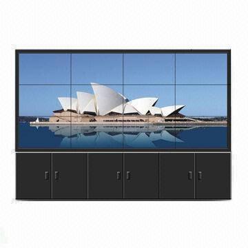3 x 4-piece Video Wall, 40-inch Spliced, Supports RS232 Control and Software Control