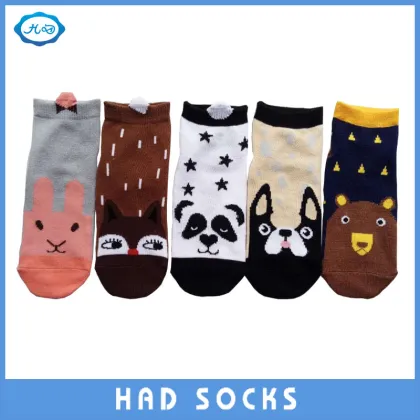3D Cartoon Cute Tube Kids/Children Cotton Socks