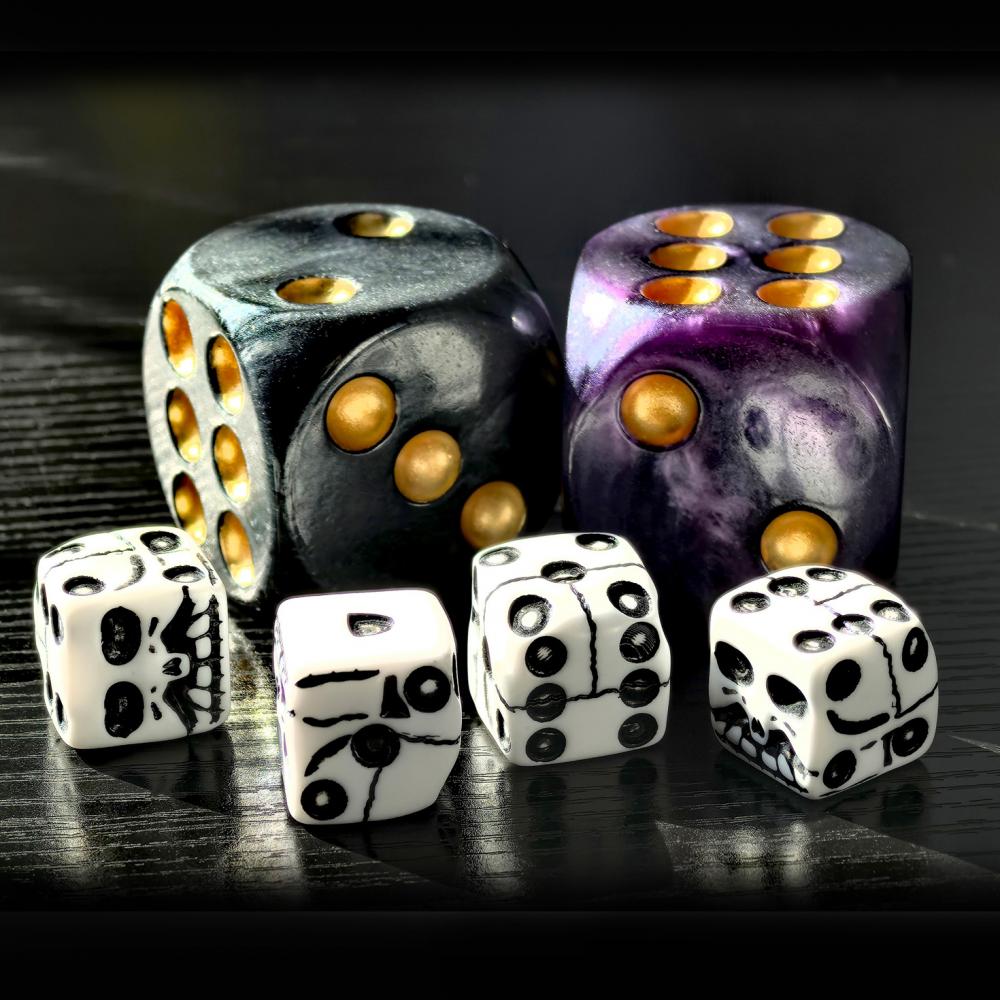 Gothic Skeleton Dice Game