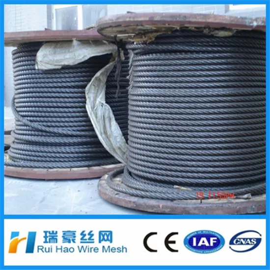 steel wire rope in reel
