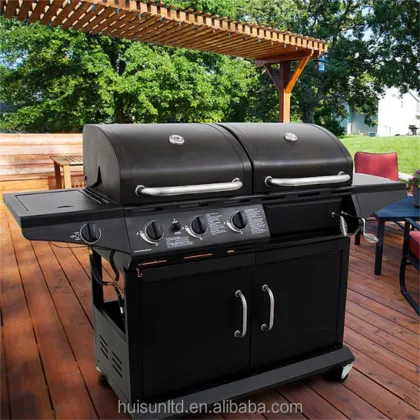 Barbecue Stove Large Outdoor Villa Courtyard American Smoke Barbecue Bbq