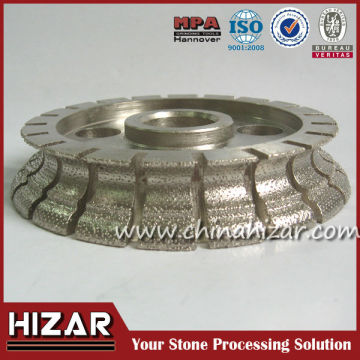 diamond edge profile wheel for stone