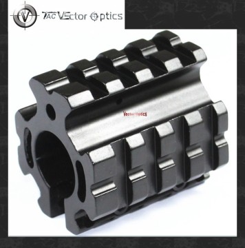 Vector Optics Low Profile Quad Picatinny Rails Gas Block Barrel Mount System fit .223rem 5.56m 0.75 Inch Rifle Barrel Adjustable