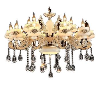 European Creative Zinc Alloy Chandelier Glass Pendant Lighting