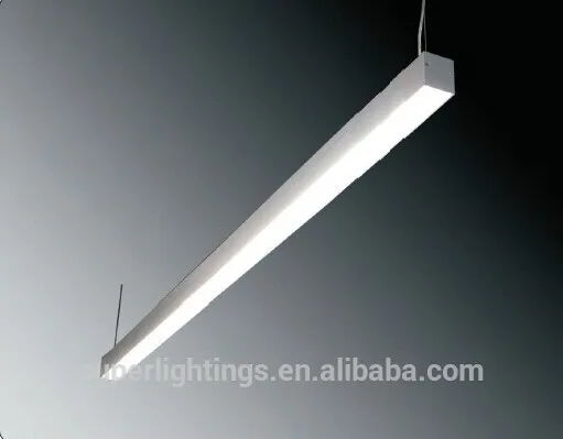 Aluminum replacement fluorescent light fixture system cover for office