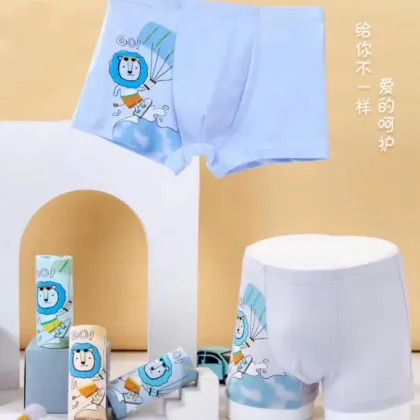 Little Boys Cotton Panty and Boxer Briefs - Lovely Printed Kids Boy Underwear
