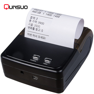 Mobile 3inch bluetooth thermal receipt label printer