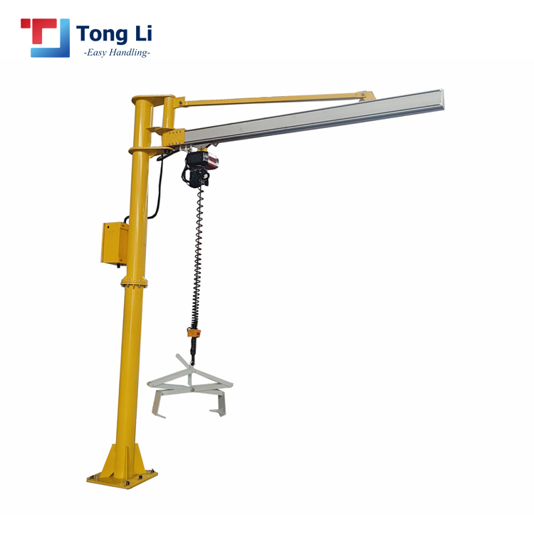 Integrated handle electric hoist lifting cantilever crane