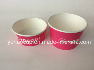 2017 buona qualità stampato design ice cream cup