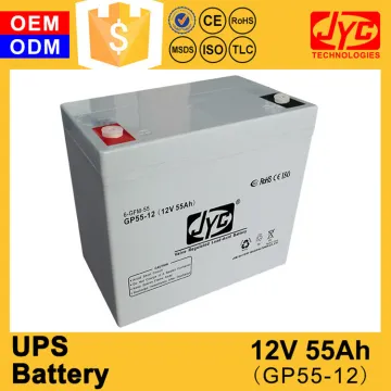 Factory direct sale sufficient capacity 55ah dry battery 12v for ups