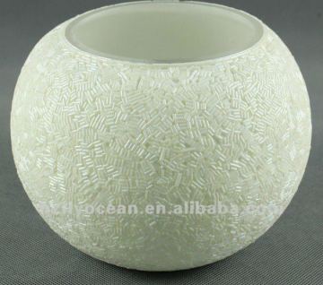 Handmade Glass Mosaic Acrylic Vase