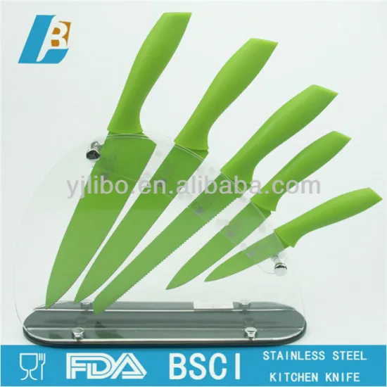 5 pcs non-stick coating knife set