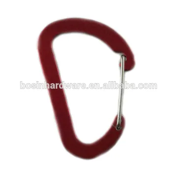 Wholesale High Quality Metal 50mm length Aluminum Carabiner Metal