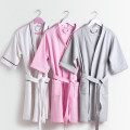 Hotel Shawl Collar Cotton Waffle Bathrobe