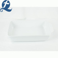 Cooking Ceramic Cake Tray Baking Plate With Handles