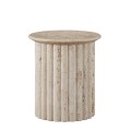 Nordic Luxury Beige Travertine Stone Sofa Beizertisch