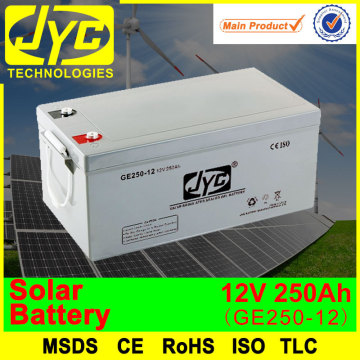 China JYC 12v 250ah batterie agm solare