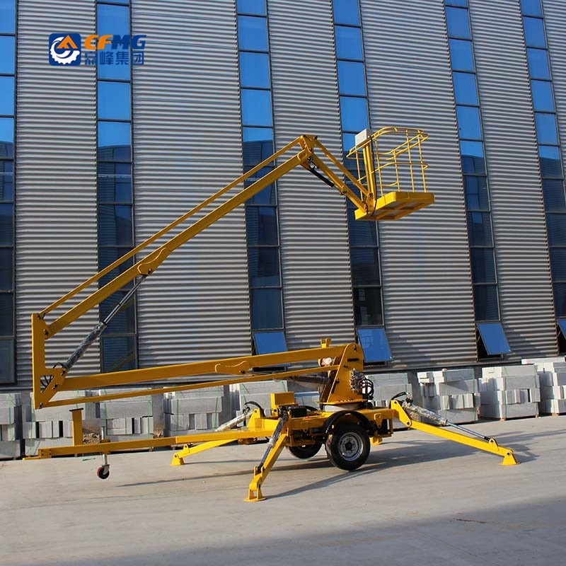 Hydraulic Spider Boom Lift with Diesel and Batteries - Aerial Working Platform
