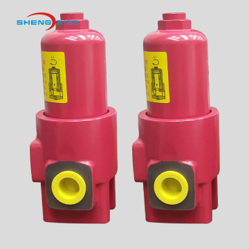 Hydraulic pressure filter inline oil filter assembly