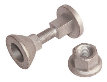 Chrome Plating / Powder Coating Alloy Steel Textile Machine Parts Oem