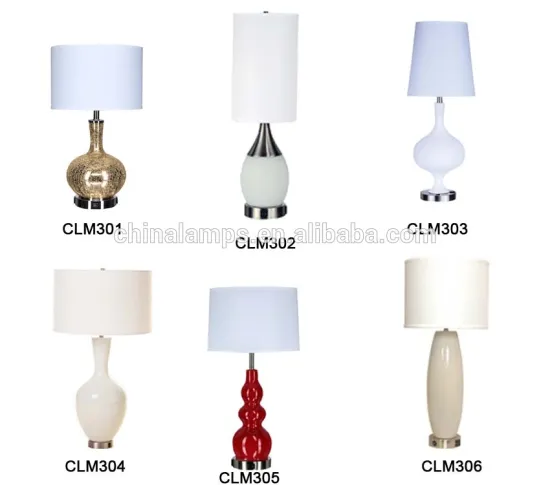 Customized ceramic reading lamps porcelain table lamps for Shangri-la bedside hotel table lamp UL CUL list