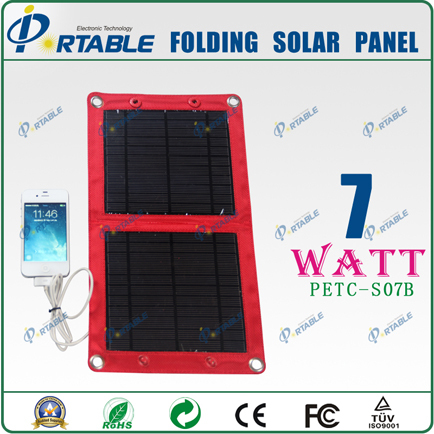 Foldable Solar Charger for Electronic Products (PETC-S07B)