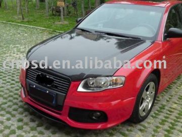 06-07 A4 A4 OEM Style Caperina frontal para Audi / Carbon Fiber /