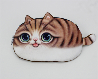 Xianjian Customized Logo Small 3D cat Bag, 2D Storage Bag, Cute Pussy Coin Purse (BXJ825)
