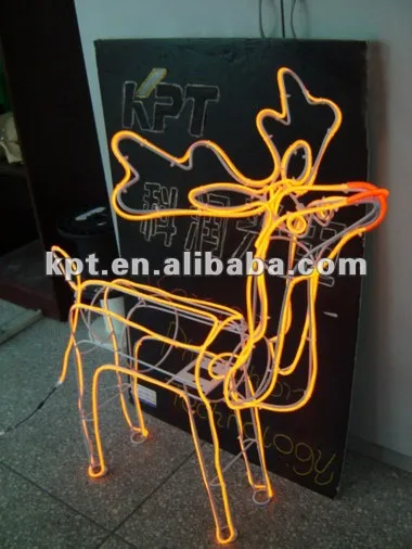 DIY christmas children toys neon wire,yellow wire Sika deer