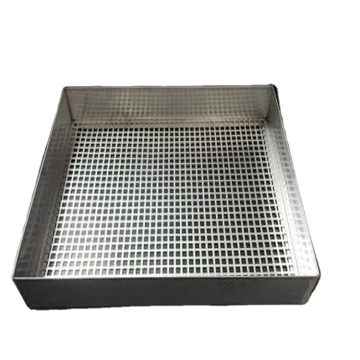 Customized Square Stainless Steel Sieves for Fried Goods and Laboratory Use