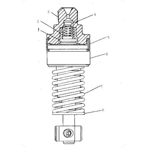 Excavator 3406 diesel pump plunger 7W0182/7W-0182