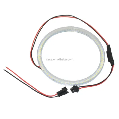 72LED LED Angel Eyes Halo Kits for Car Headlight Halo Rings - 126mm