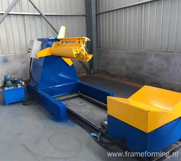 10 tons uncoiler with car 10 tons decoiling machine with car