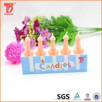 Paraffin wax sexy dildo candles/ cock wax candle