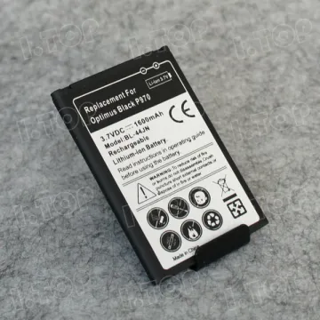 1600mAh BL-44JN Battery For LG P970 Optimus Black Battery Pack