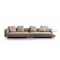 Acogedor sofá exclusivo de repuesto de cuero duradero