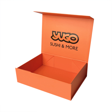 Custom Magnetic Closure Cardboard Sushi Boxes with Logo for Chocolate & Gifts