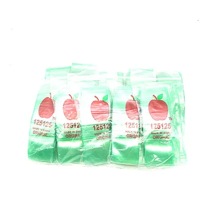 LDPE 1515 Color Ziplock Mini Apple Bag