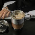 Stainless steel ironing step cup