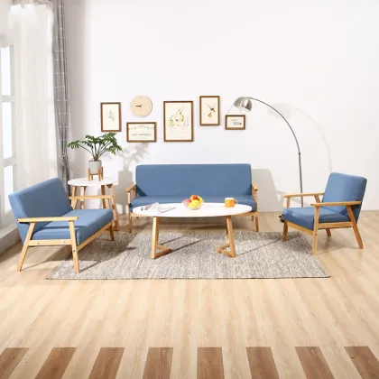 Light Luxury Fabric Goose Down Sofa & Fashion Tiger Leisure Chair